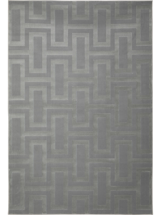 Geometric Grey Rug