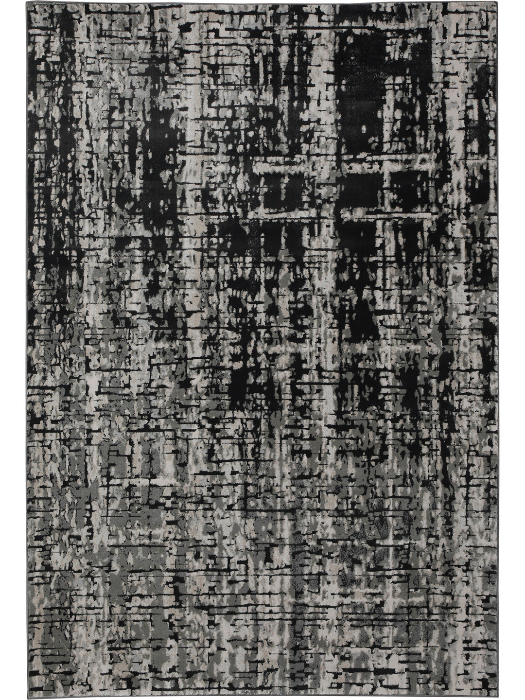 Abstract Grey Rug