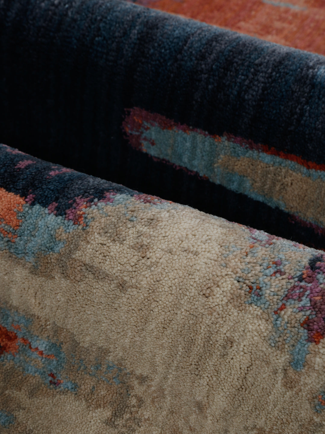 Abstract Multicolor Rug