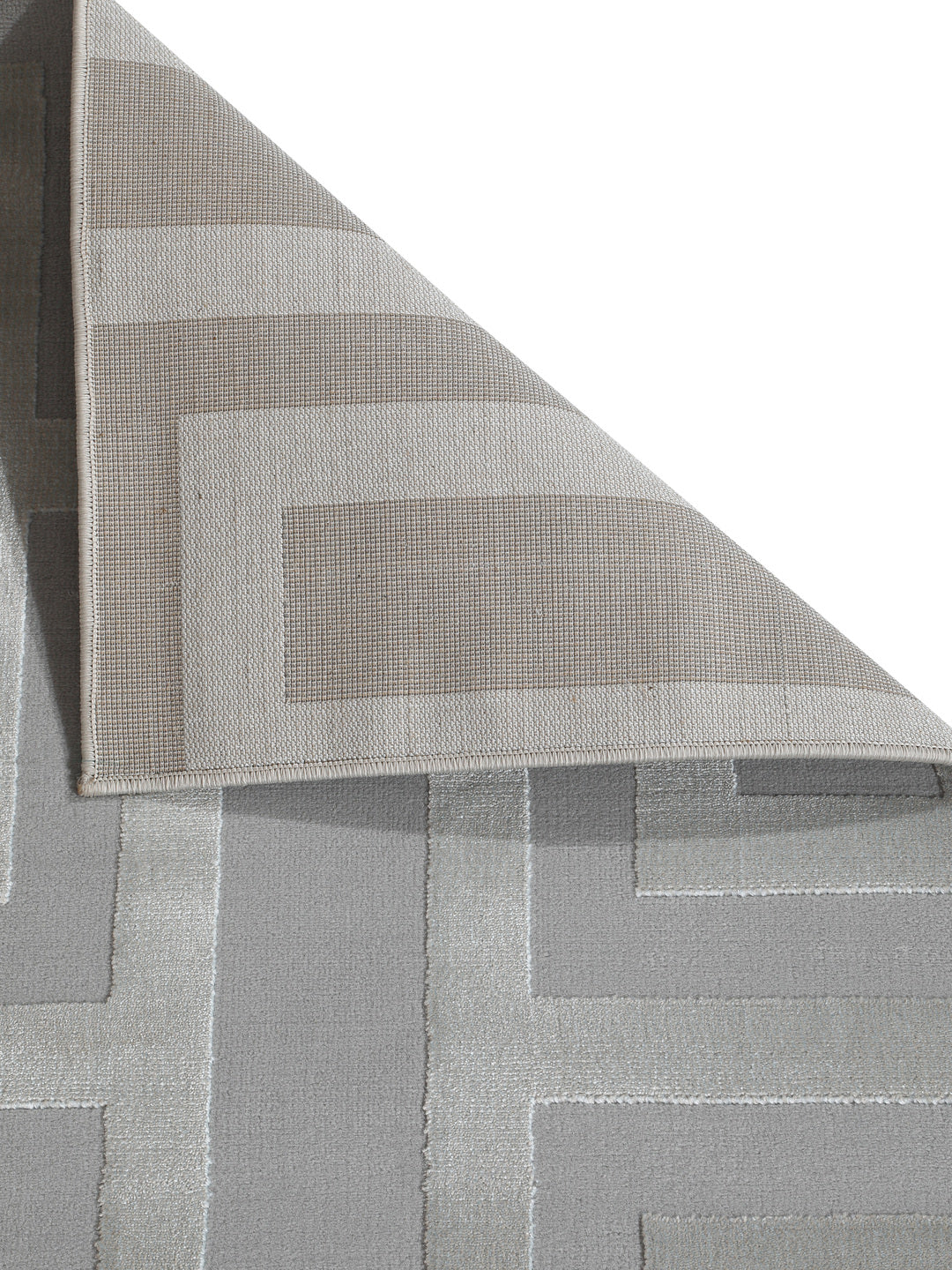 Geometric Grey Rug